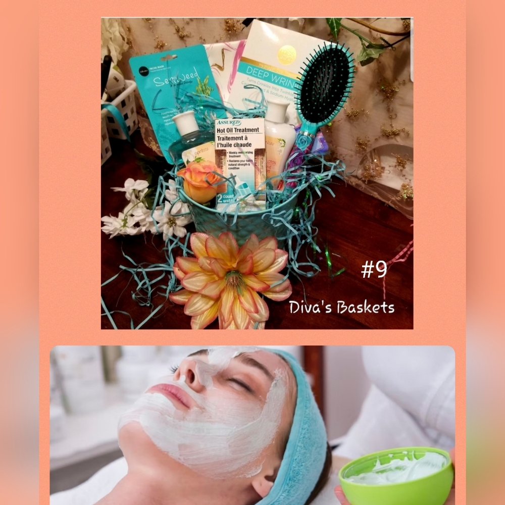 Womens Self Care Pampering Relaxing  Spa Gift Basket